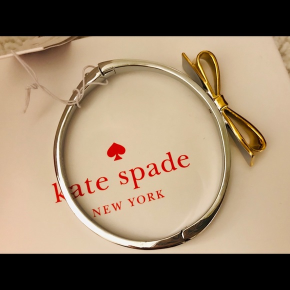 LAST ONE❗️🥀Kate Spade New York Bow bangle -NWT🥀 - Picture 2 of 6